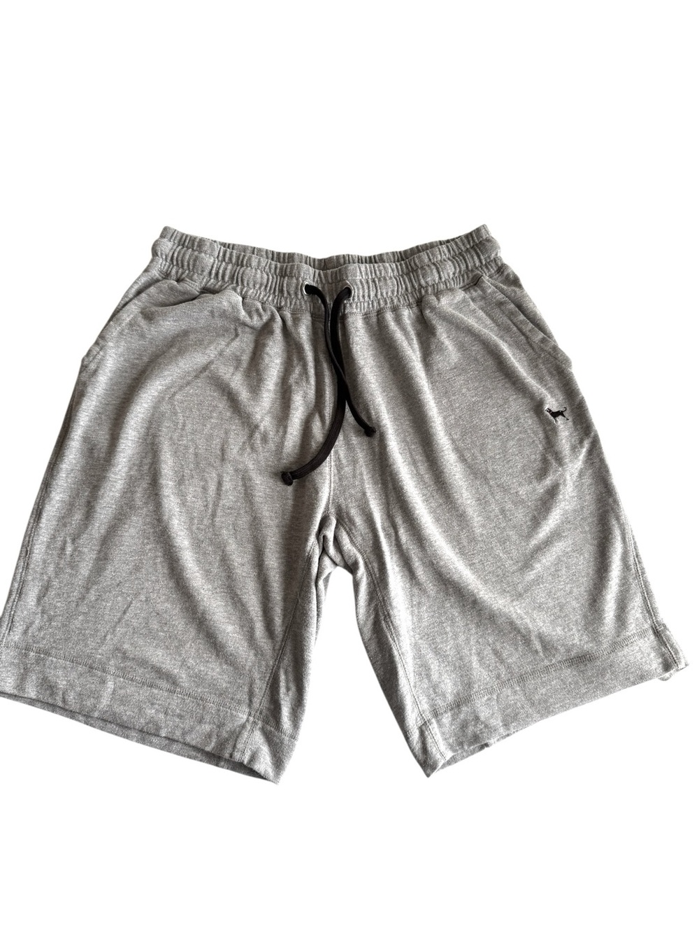 BLACK DOG BRAND Gray Drawstring Sweat Shorts XL Cotton Blend Lounge Athletic